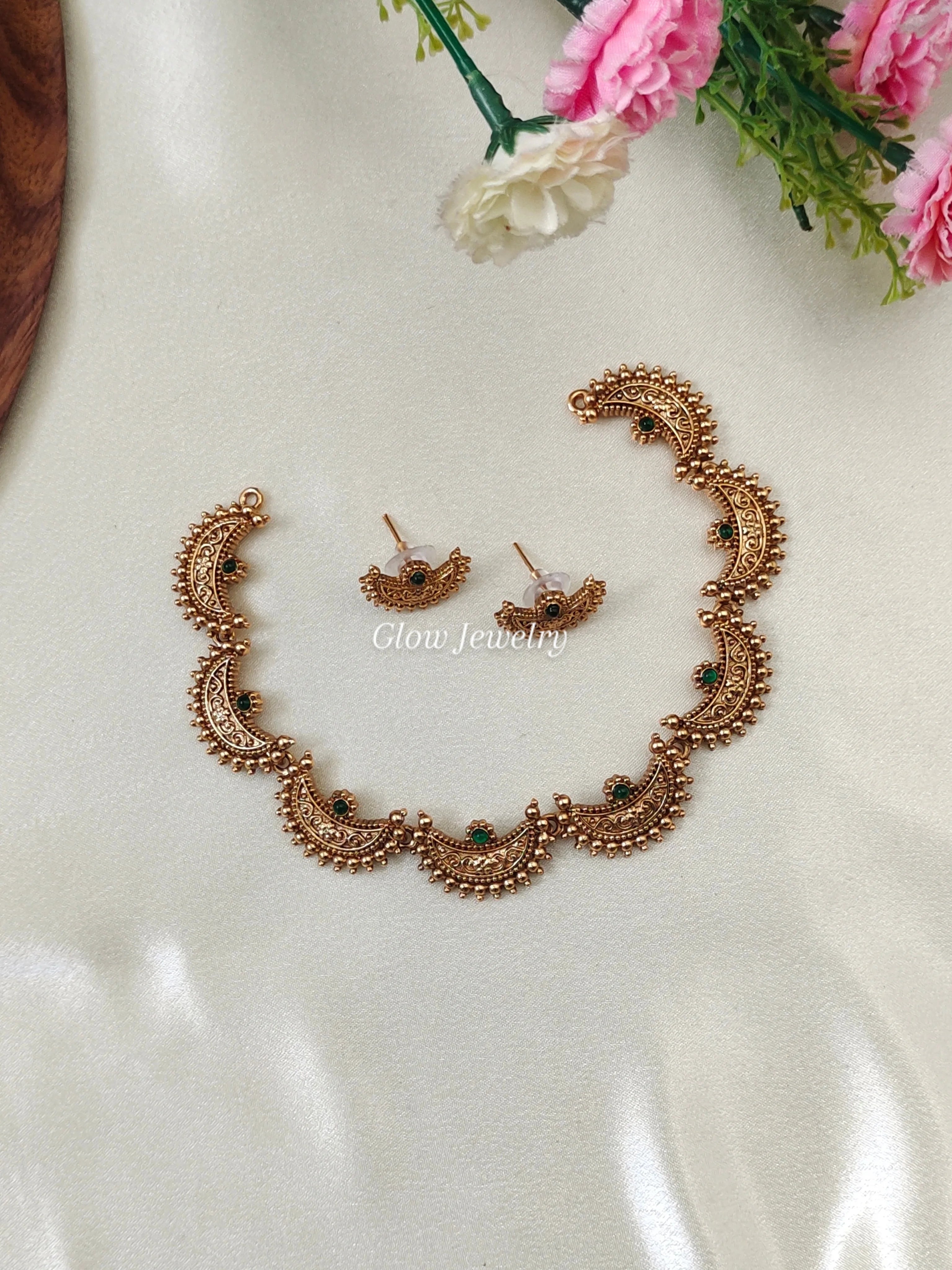 Premium Quality Half Moon Neckset