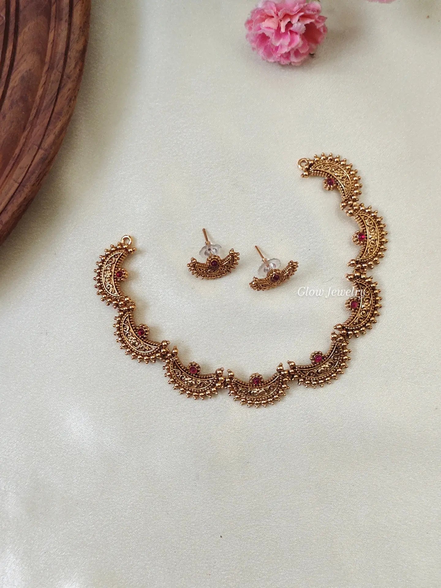 Premium Quality Half Moon Neckset