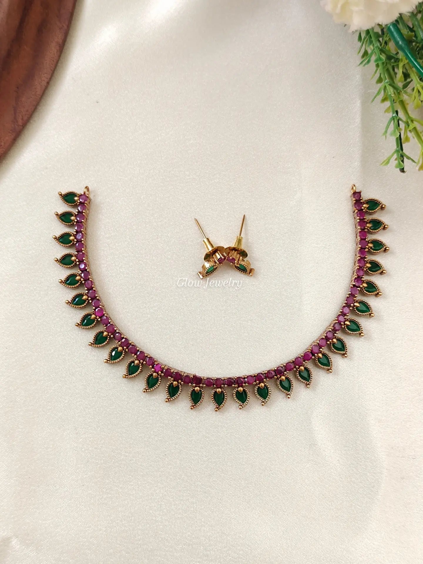 Premium Quality Palakka Mango Necklace
