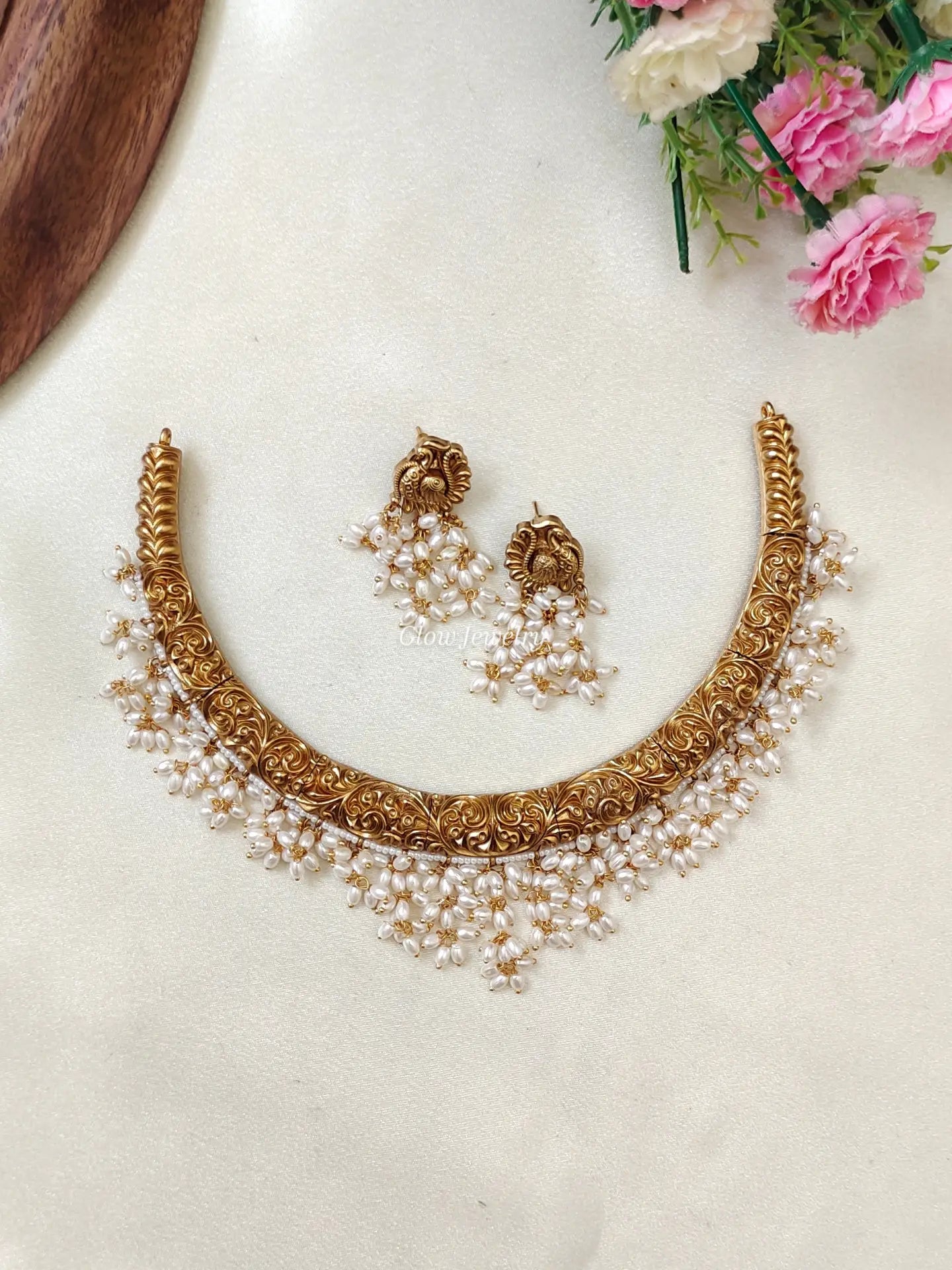 Premium Quality Guttapusalu Kanti Necklace