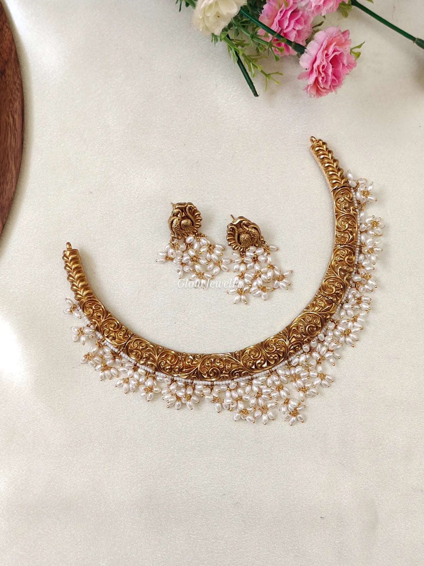 Premium Quality Guttapusalu Kanti Necklace