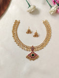 Premium Quality Kempu Kasu Necklace
