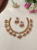 Premium Quality Kempu Guttapusalu Necklace