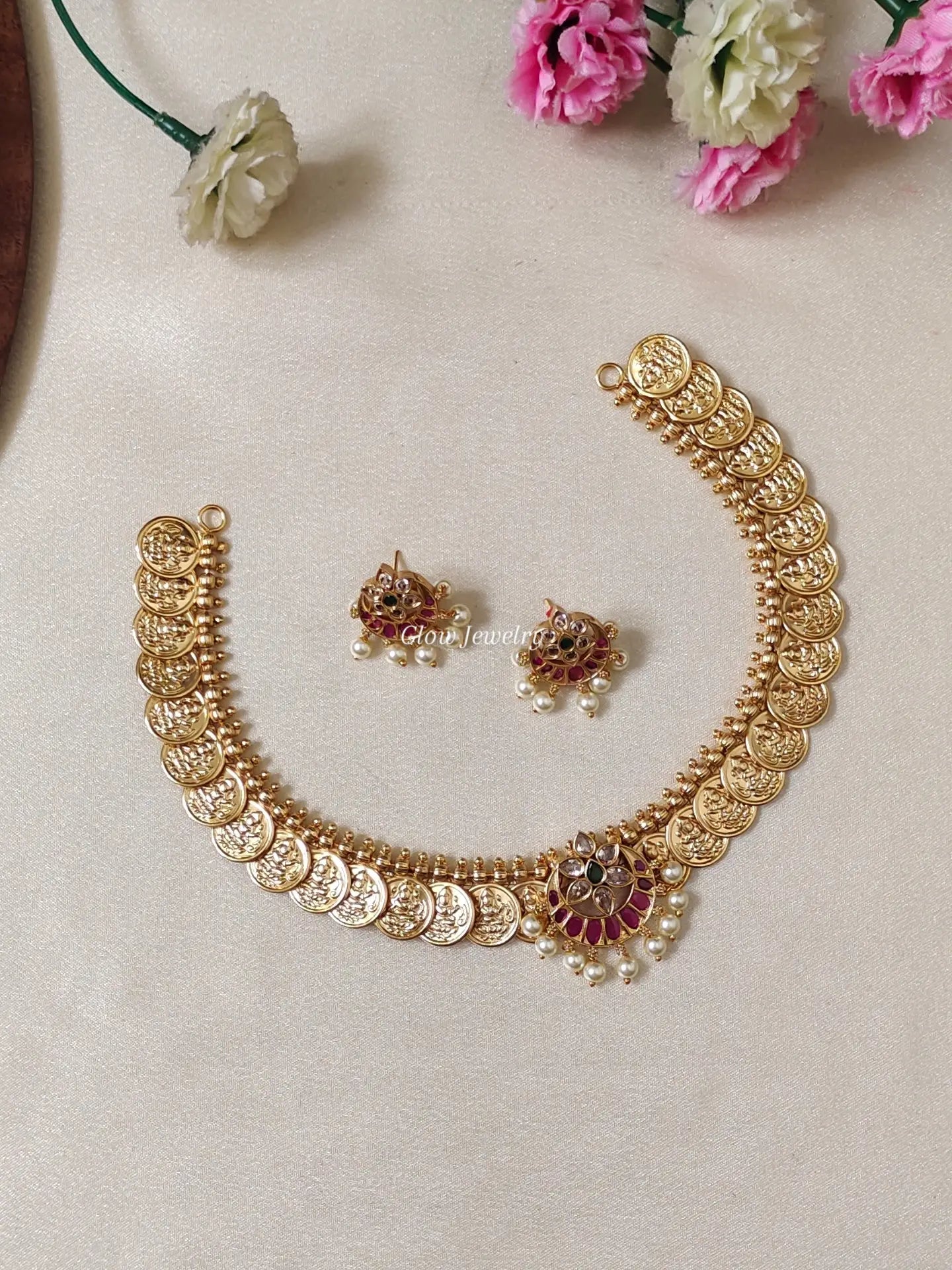 Premium Quality Lakshmi Kasu Necklace