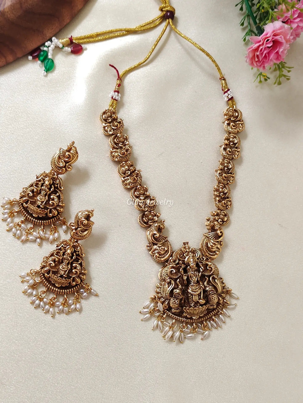 Premium Quality Antique Lakshmi Necklace