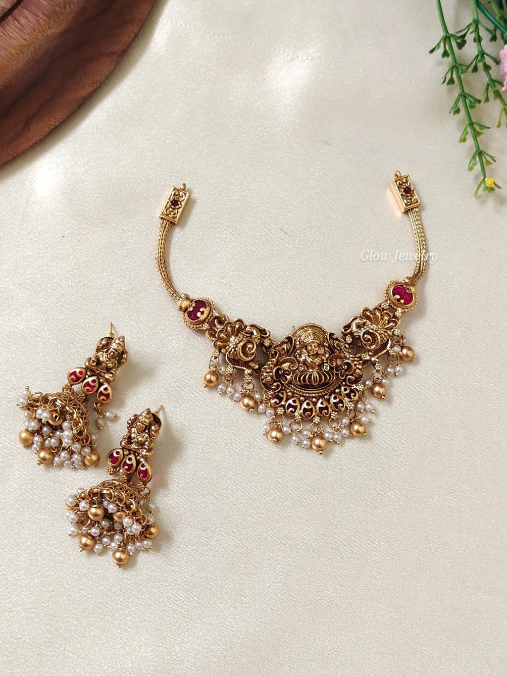 Premium Quality Antique Lakshmi Necklace