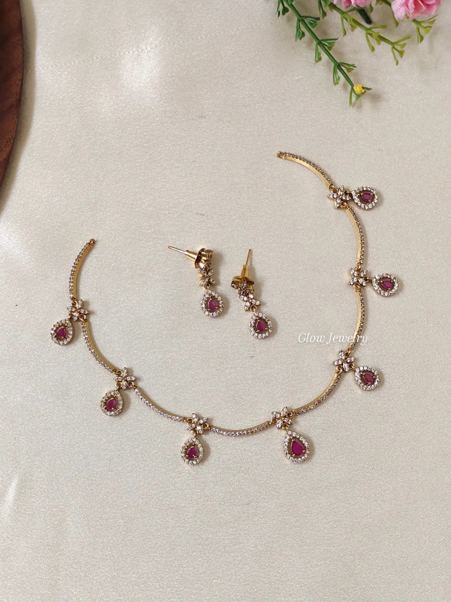 Premium Quality AD Stone Necklace