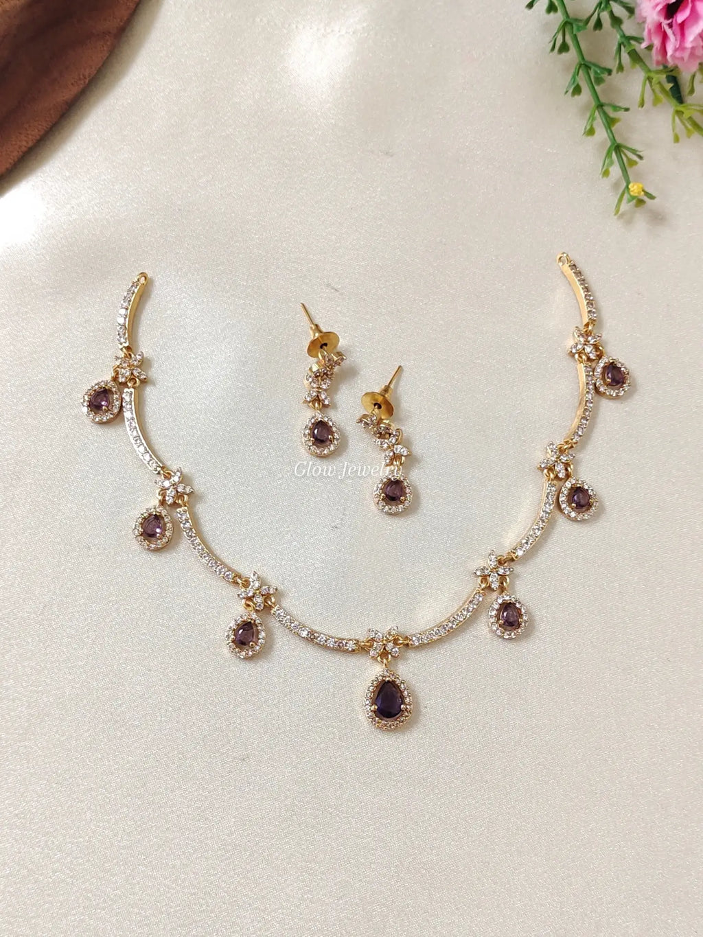 Premium Quality AD Stone Necklace