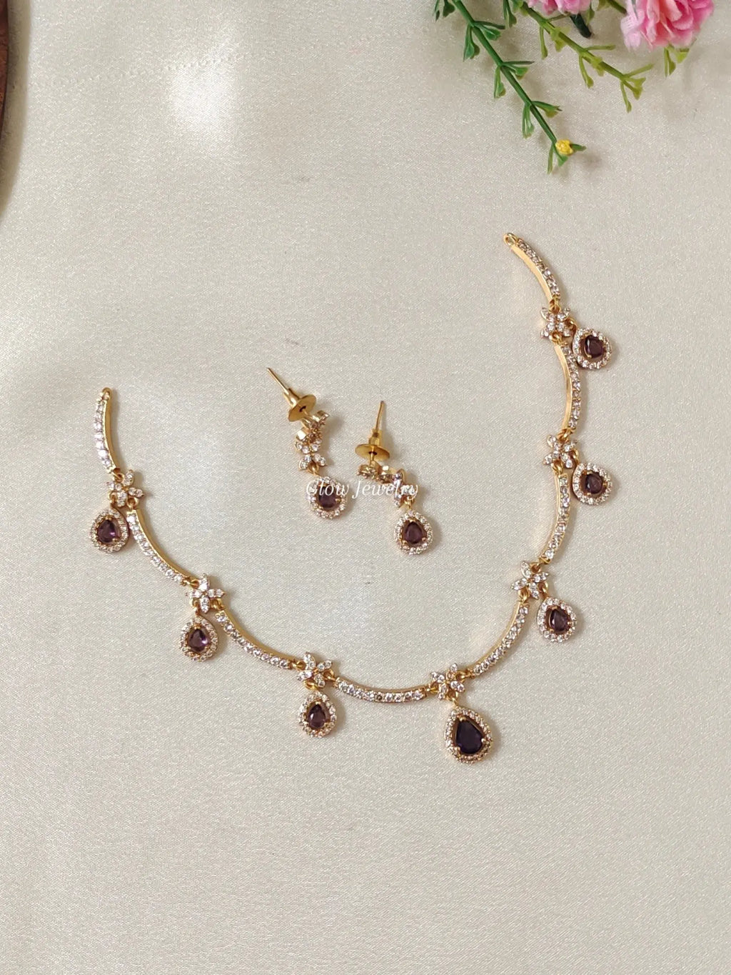 Premium Quality AD Stone Necklace