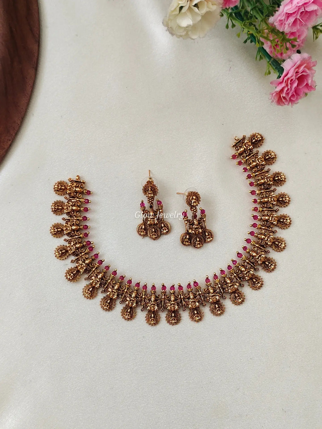 Premium Quality Antique Lakshmi Necklace