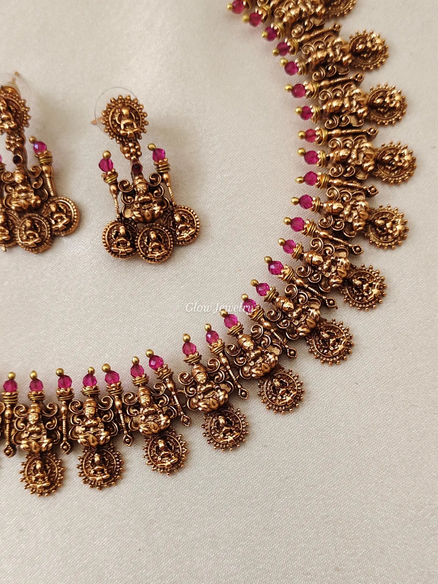 Premium Quality Antique Lakshmi Necklace