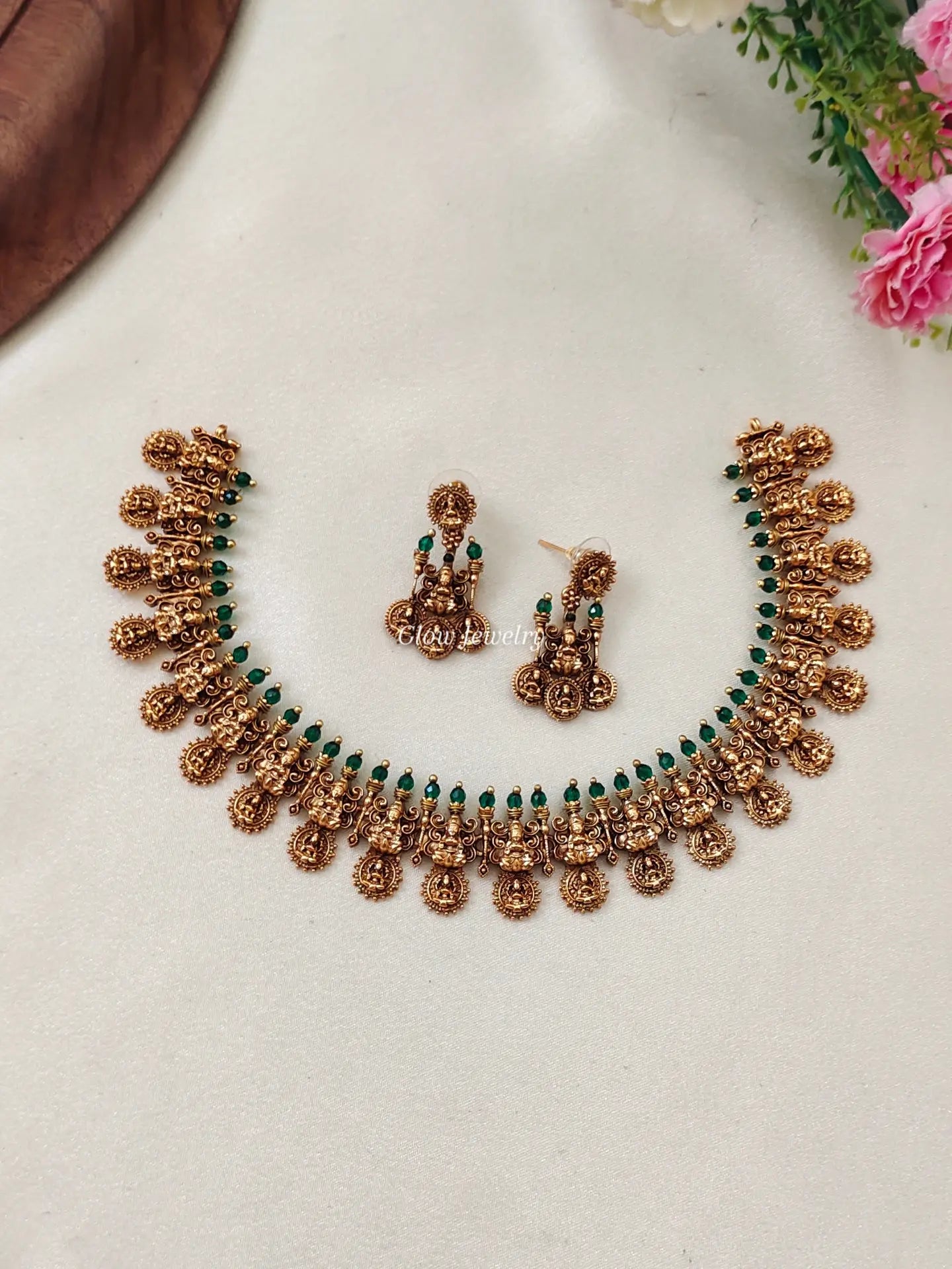 Premium Quality Antique Lakshmi Necklace