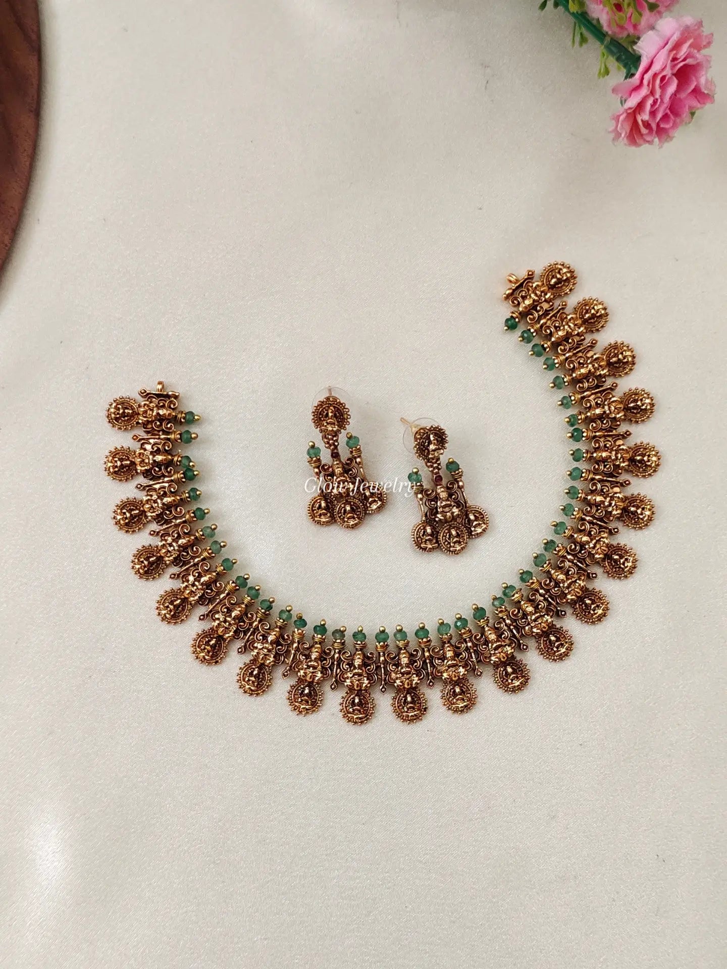 Premium Quality Antique Lakshmi Necklace