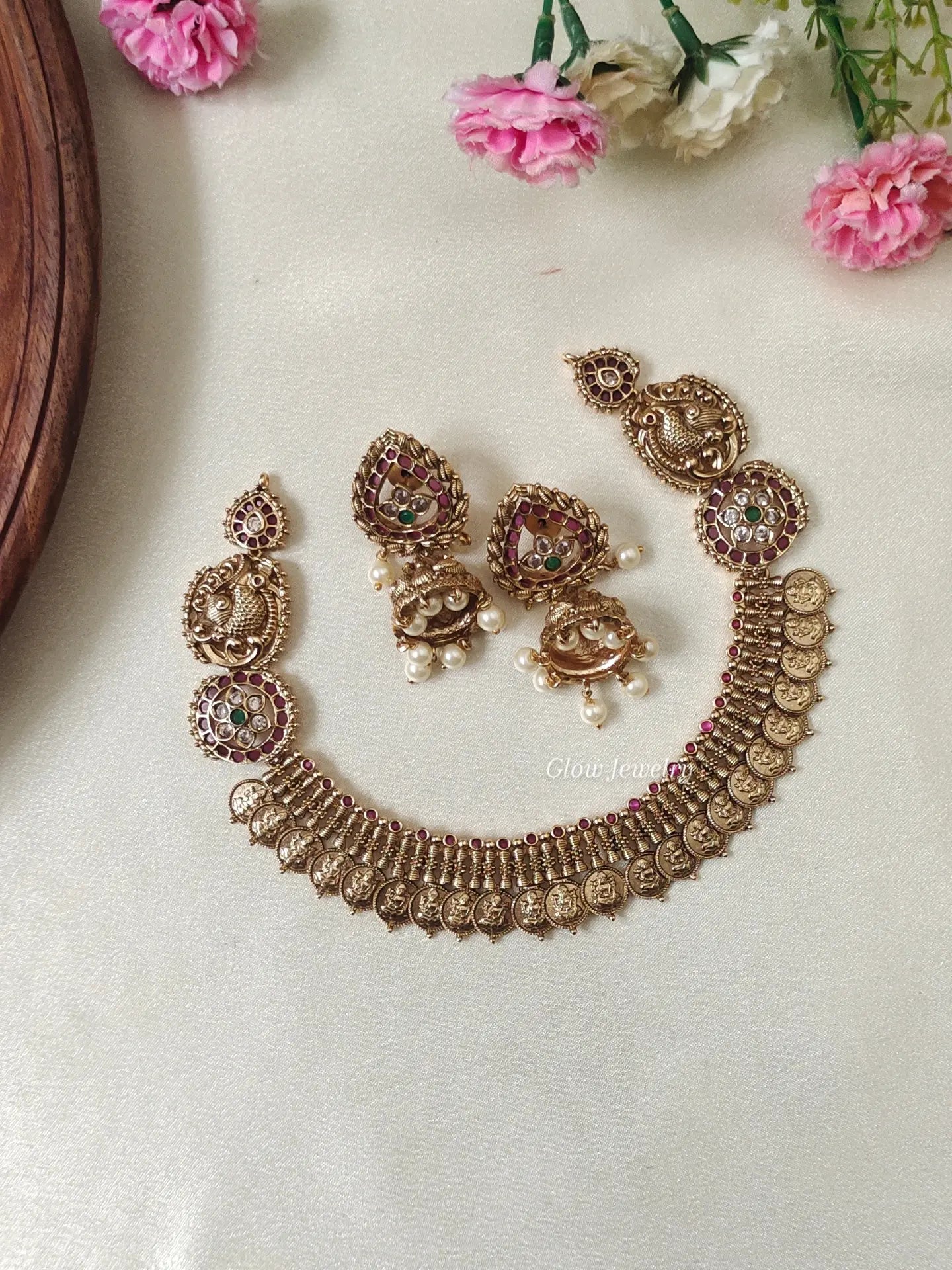 Premium Quality Lakshmi Kasu Necklace