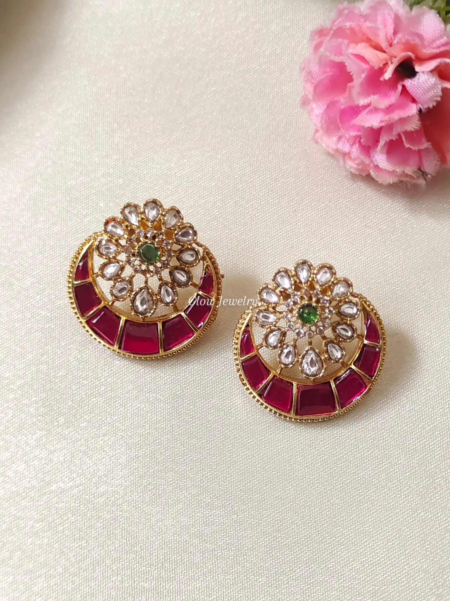 Premium Quality Jadau Studs