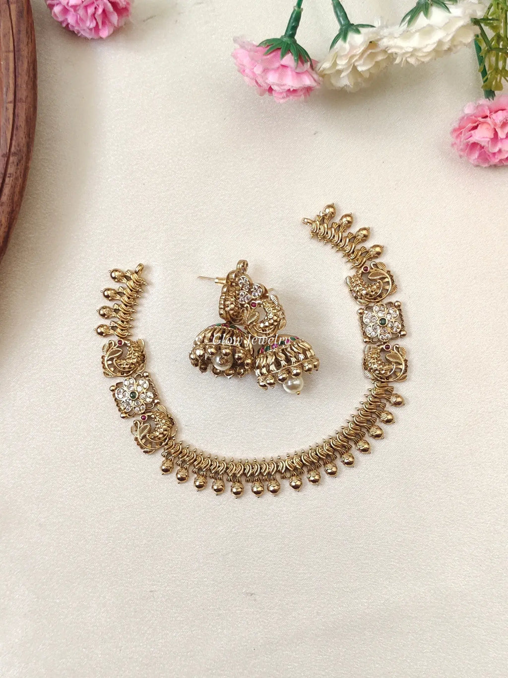 Premium Quality Gold Alike Peacock Necklace