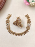 Premium Quality Gold Alike Peacock Necklace
