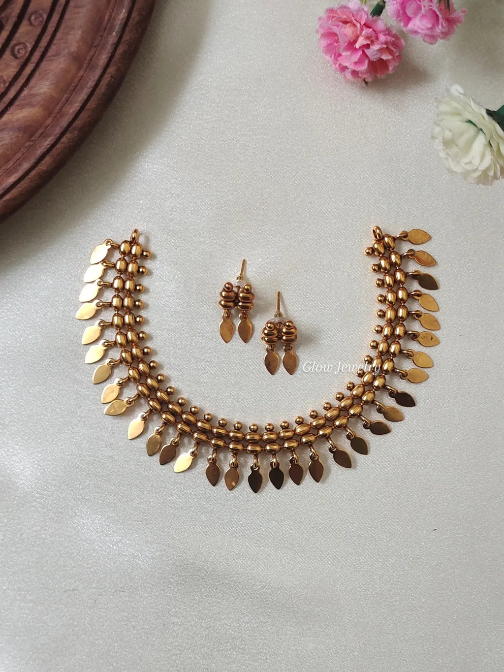 Premium Quality Gold Finish Elakkathali Necklace