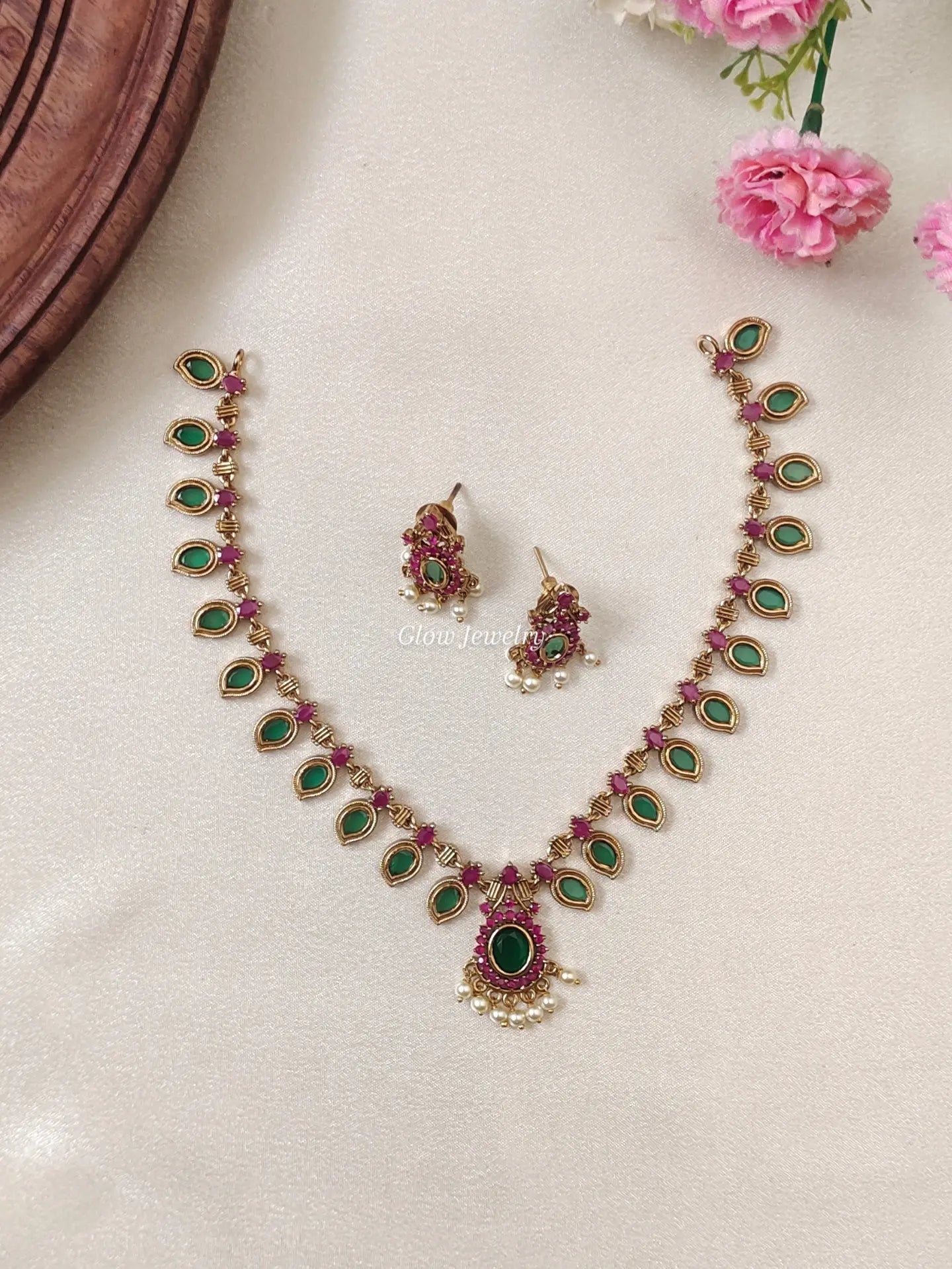 Premium Quality Palakka Mango Necklace