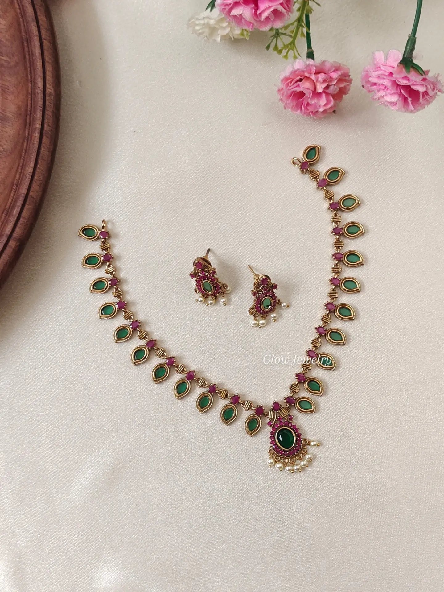 Premium Quality Palakka Mango Necklace