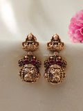 Premium Quality Antique Lakshmi Peacock Earrings