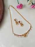 Premium Quality Kempu Necklace