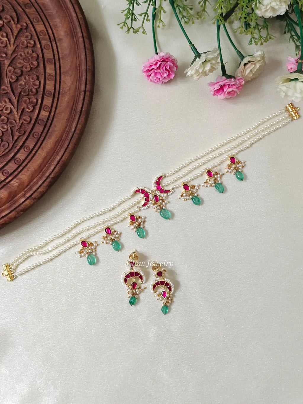 Premium Quality Jadau Pearl Choker