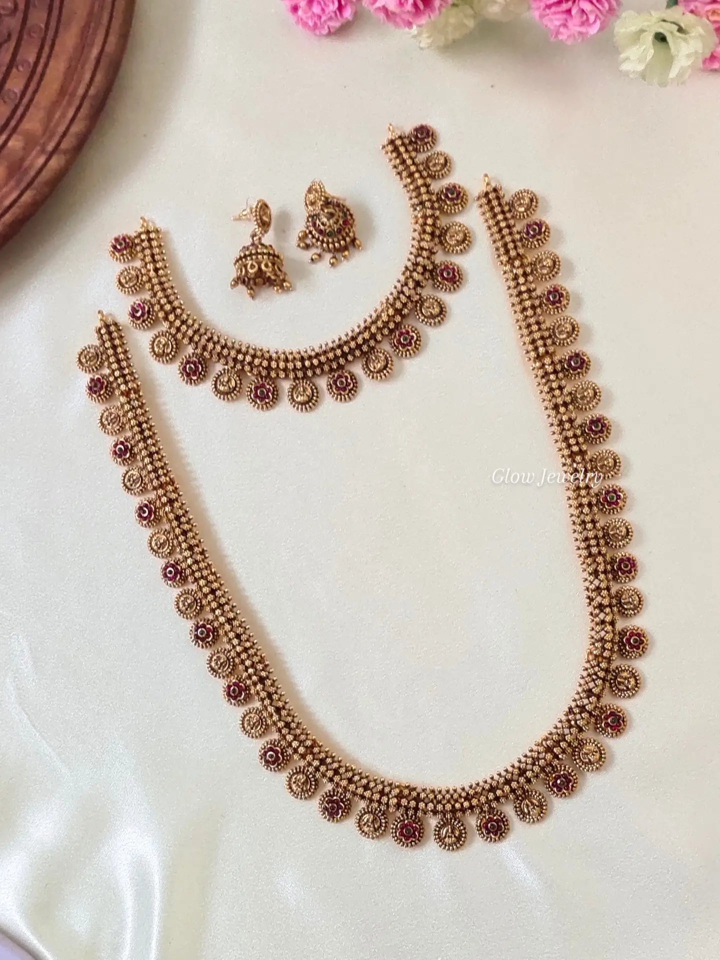 Premium Quality Matte Finish Semi Bridal Set
