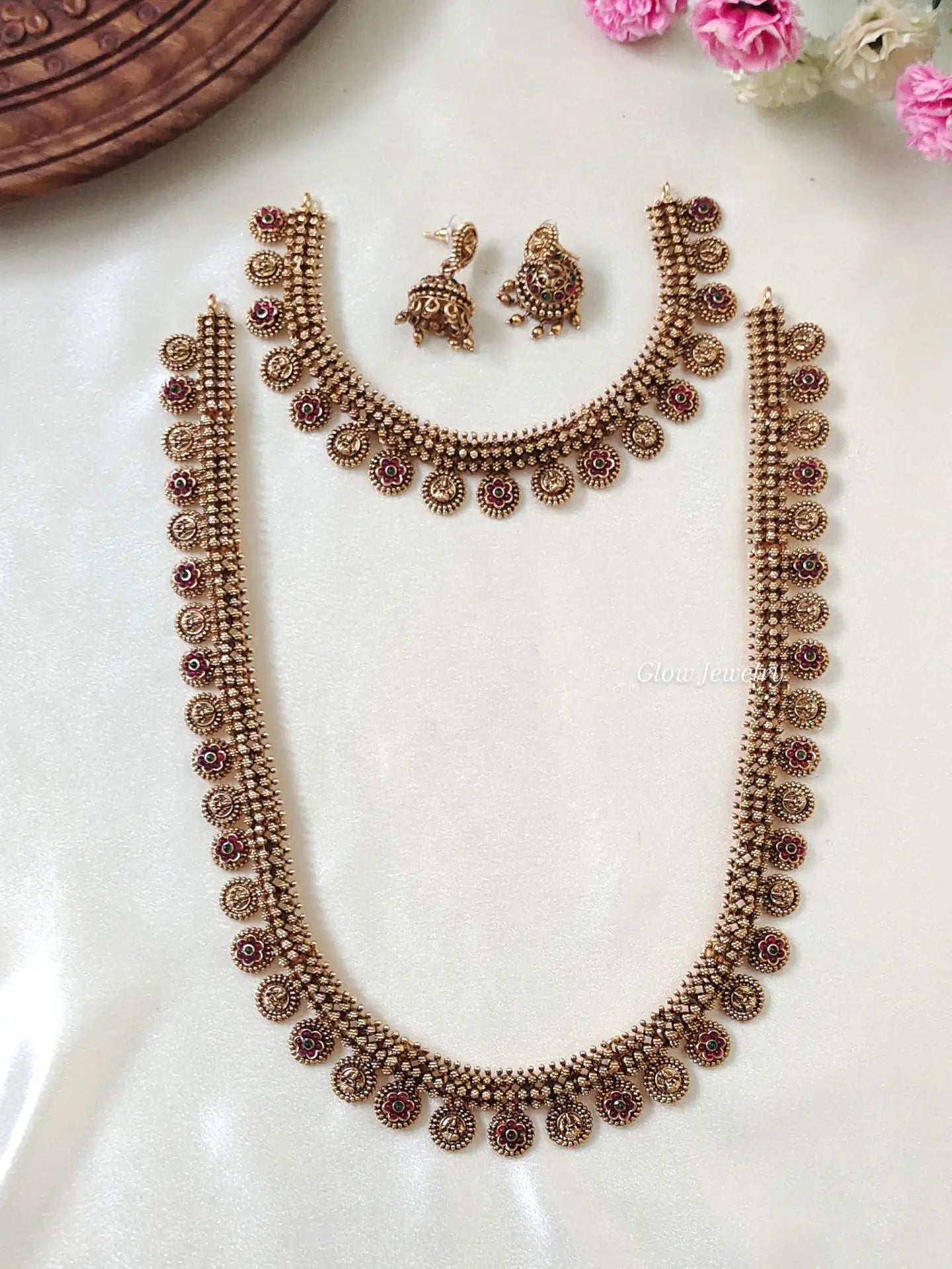 Premium Quality Matte Finish Semi Bridal Set