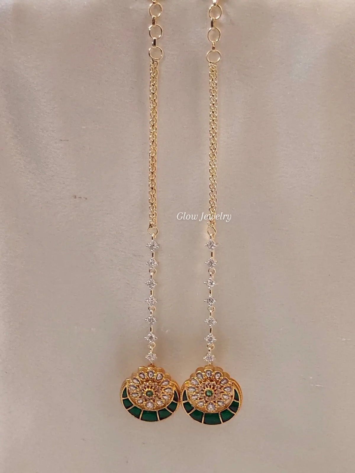 Premium Quality Jadau Stud with AD Stone Maatil