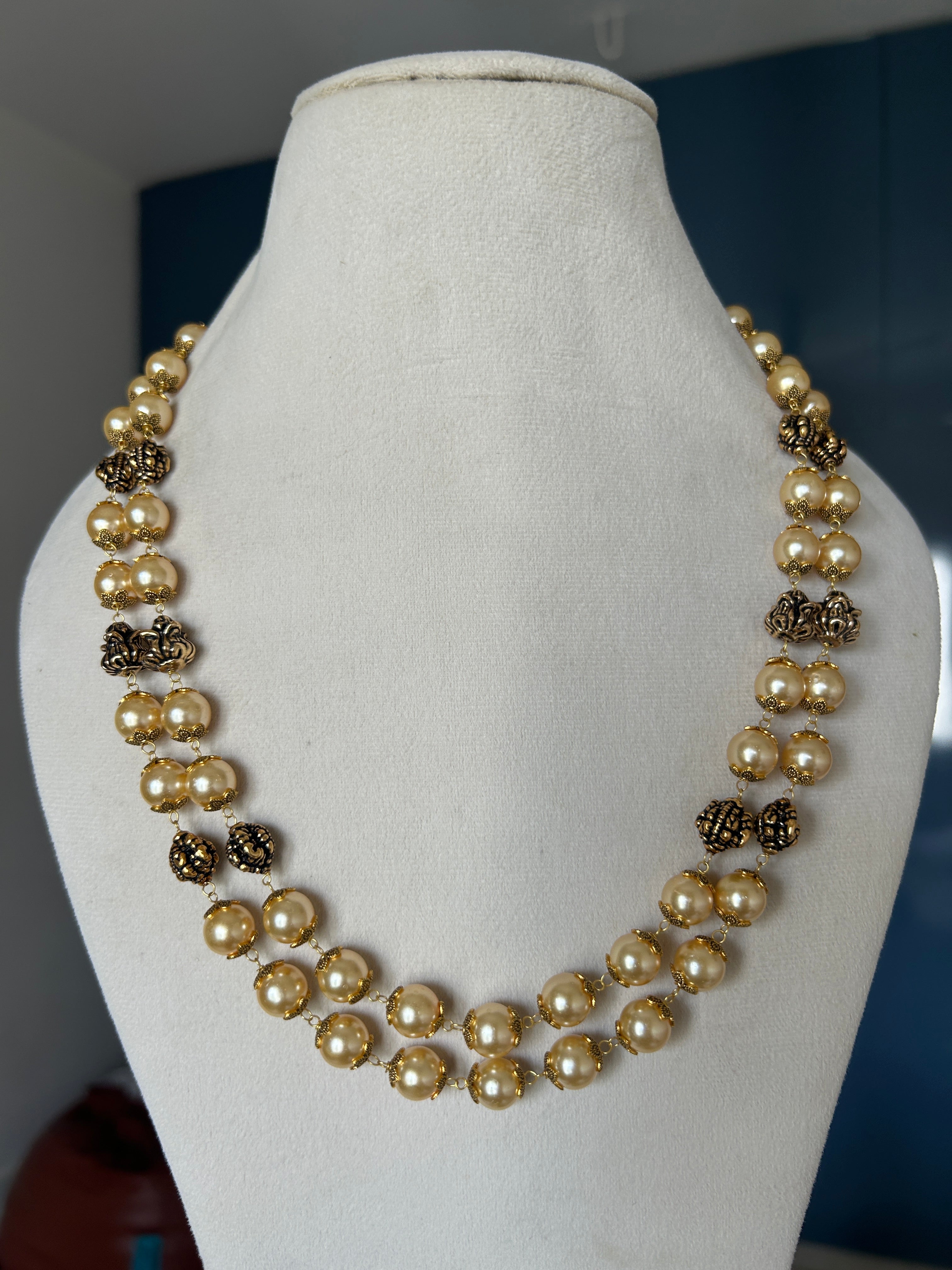 Premium Quality Antique 2 Layer Pearl Haram