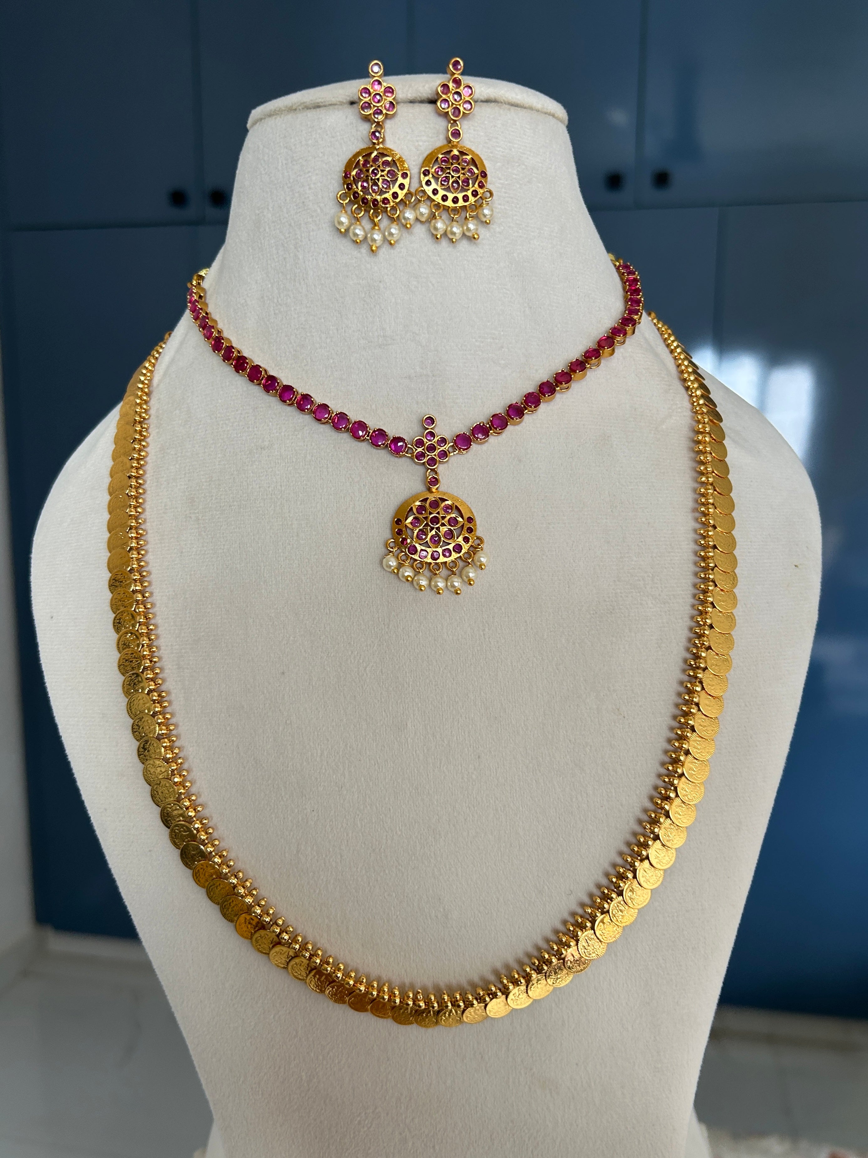 Premium Quality Attigai and Kasu Mala Combo Set