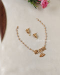 Premium Quality Sri Venkateswara Shanku Pearl Neckset