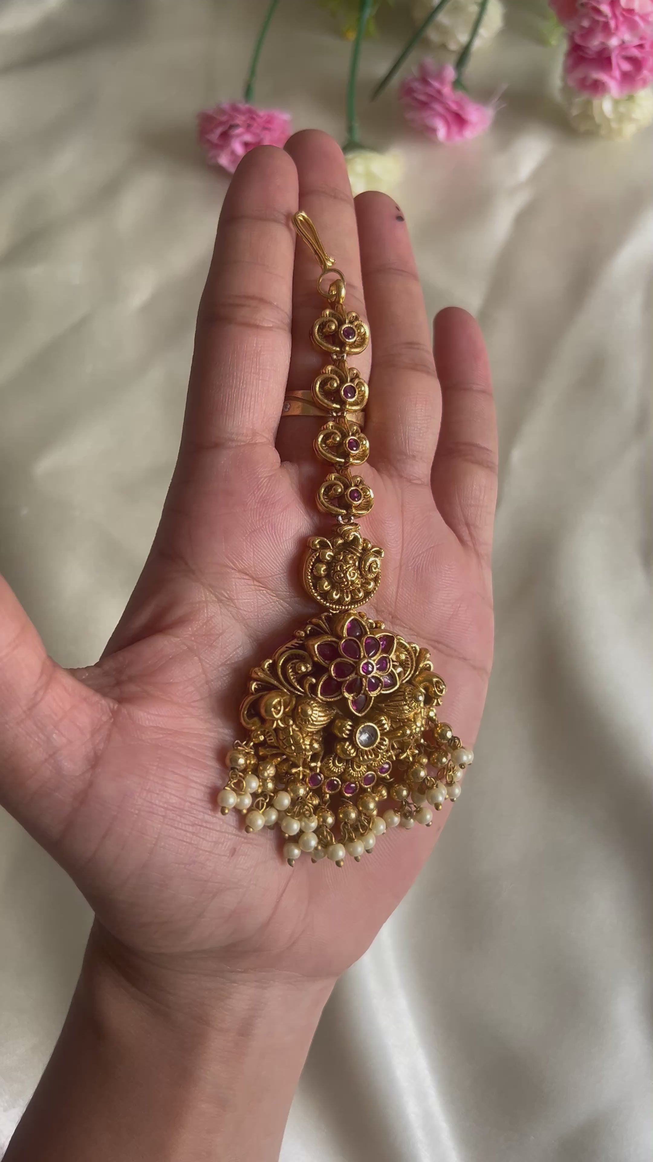 Premium Quality Antique Maang Tikka