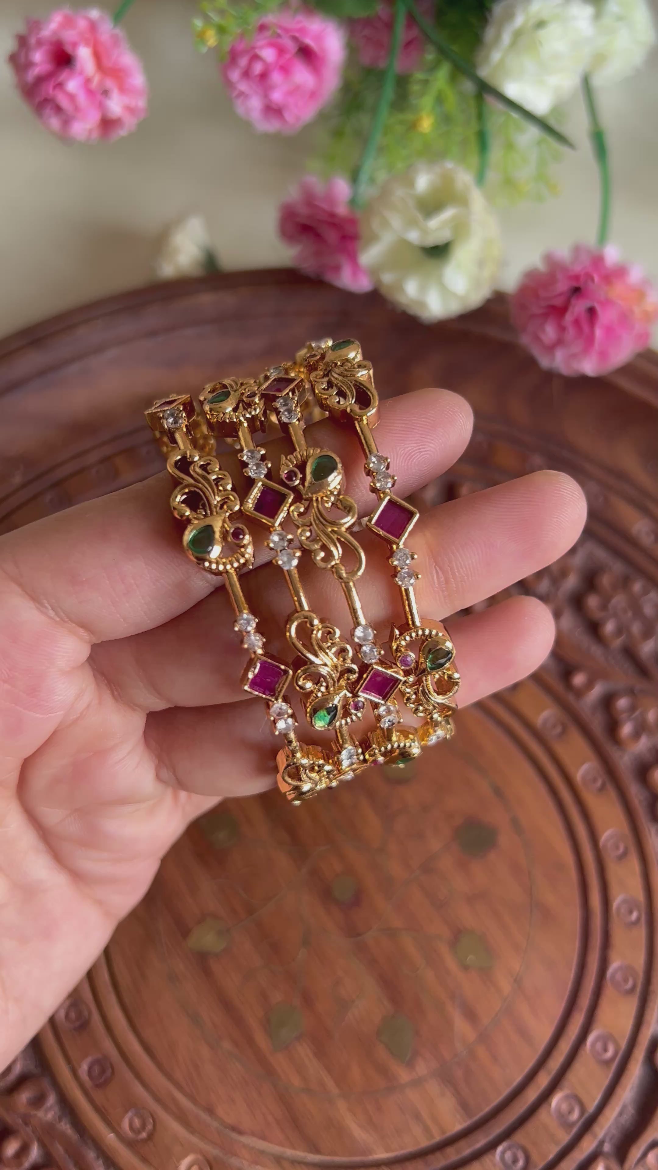 Premium Quality Gold Finish Bangles