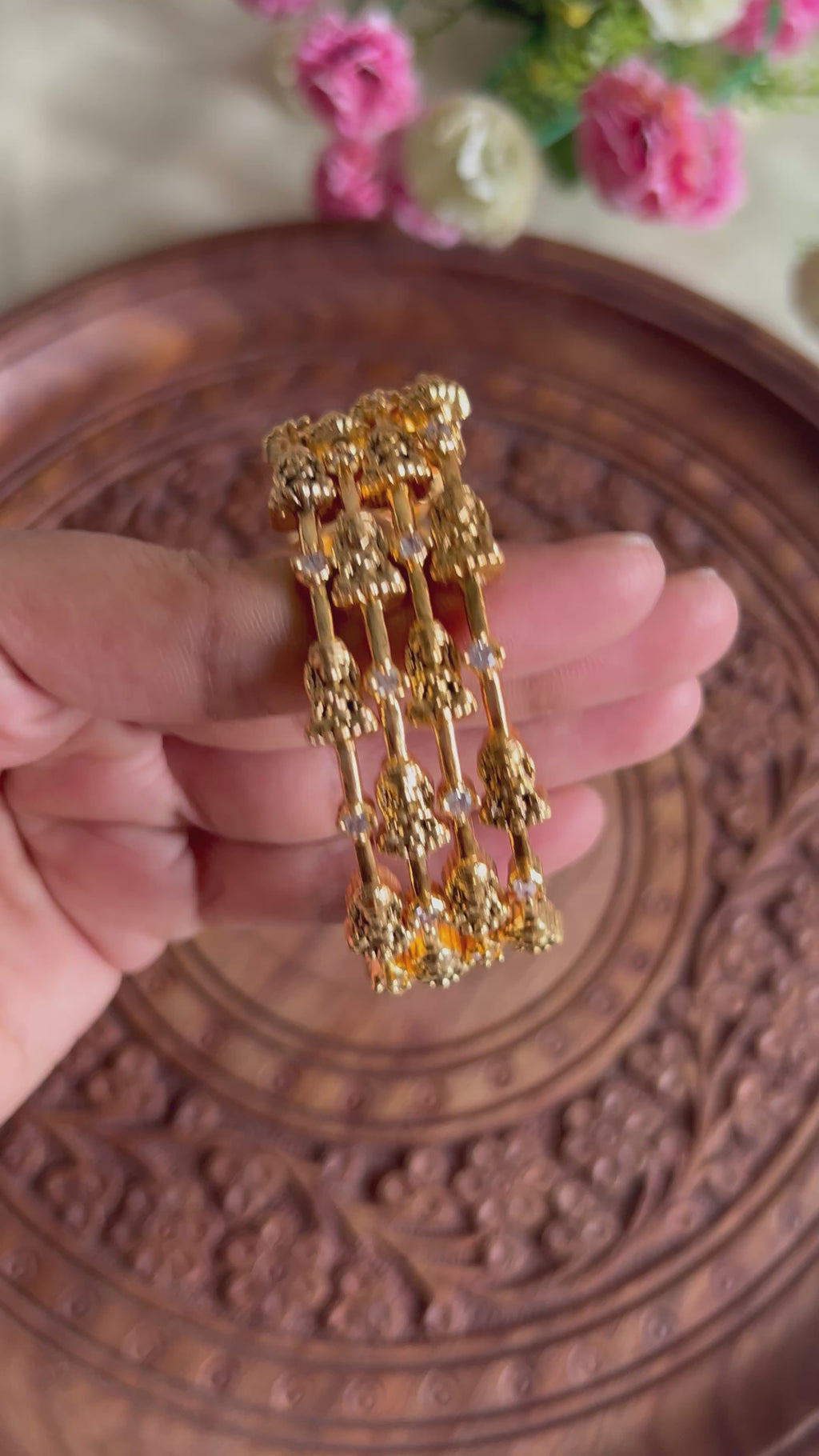 Premium Quality Gold Finish Bangles