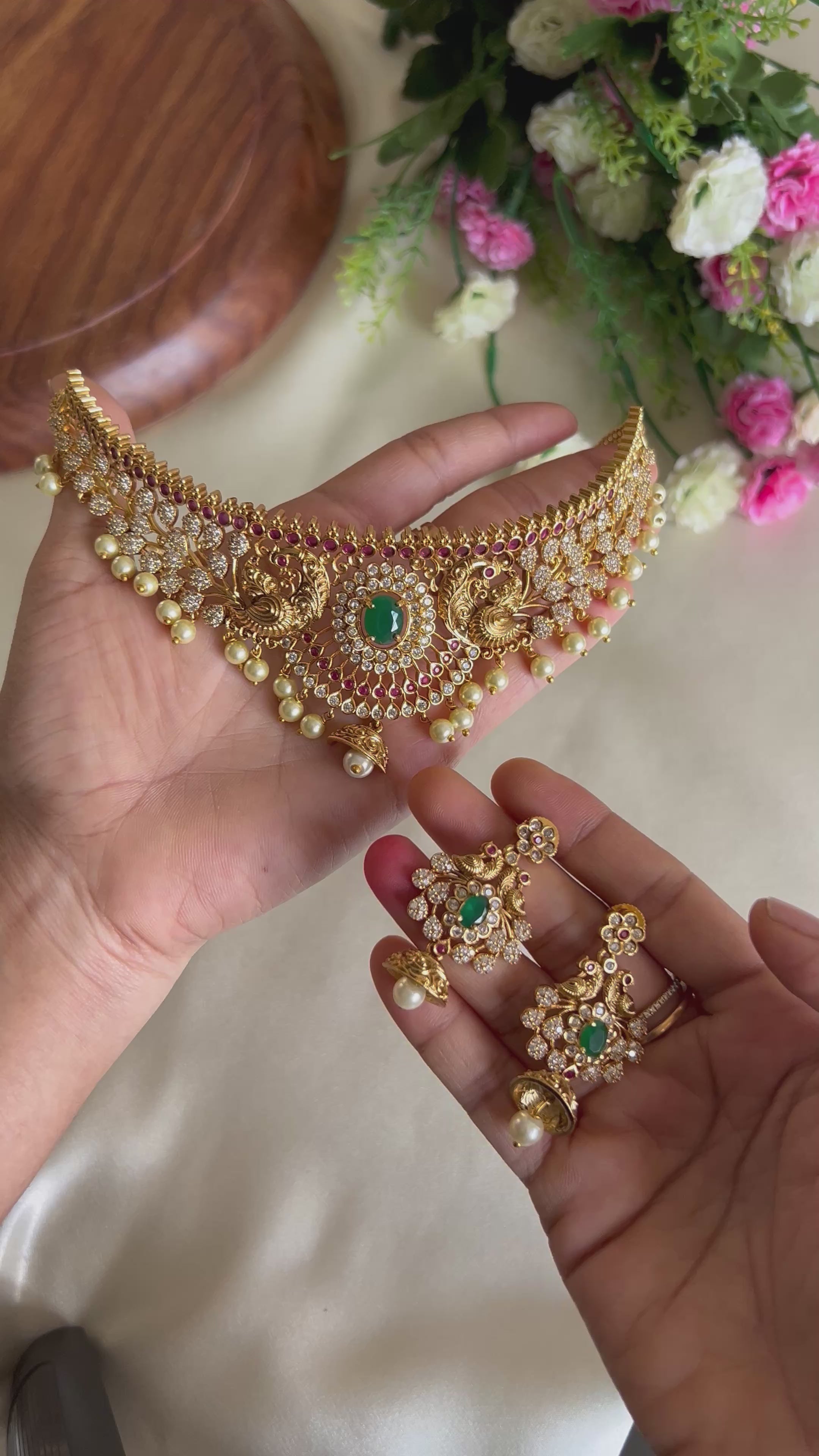 Premium Quality Peacock Choker