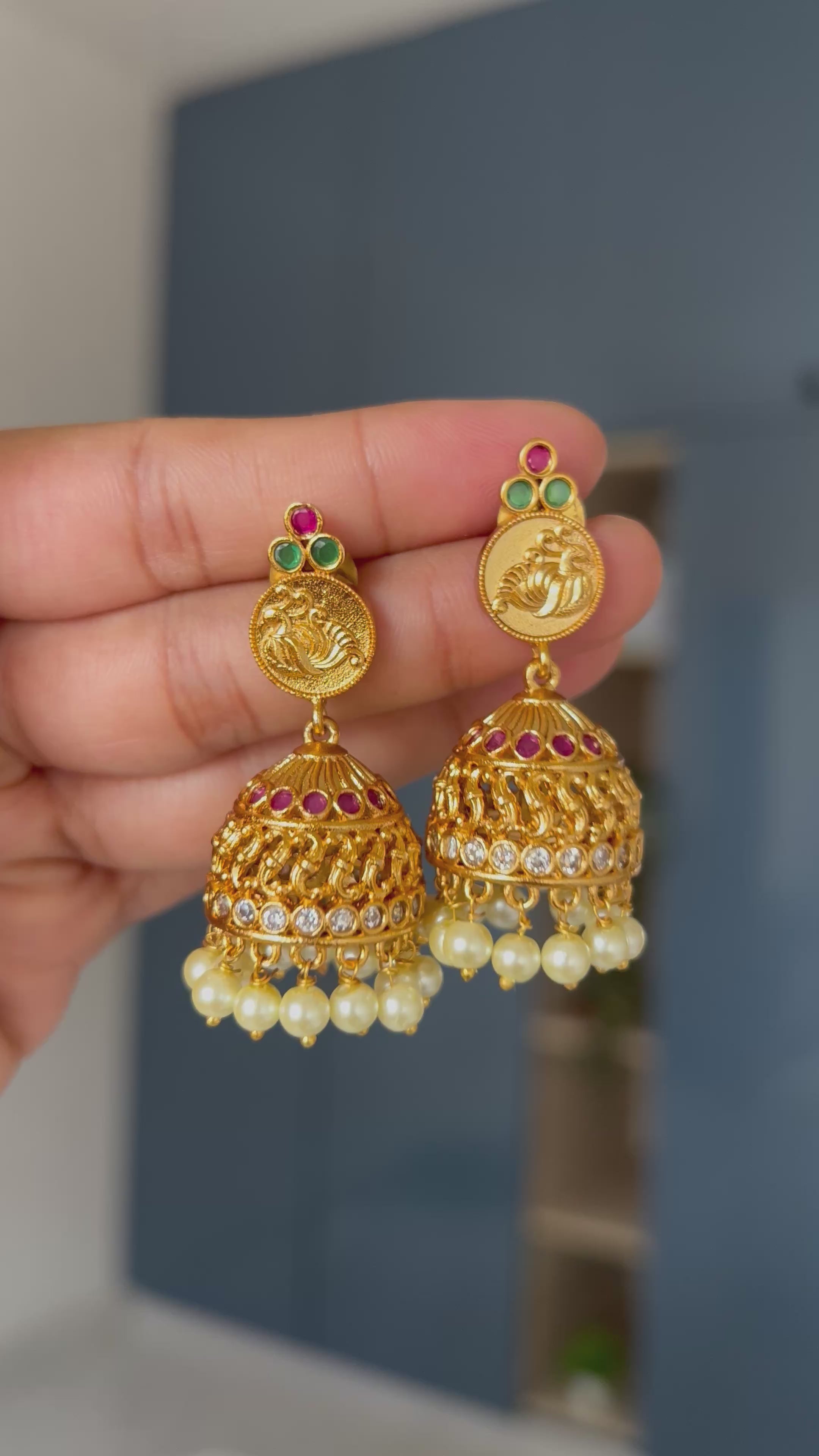 Premium Quality Micro Plated Jumka