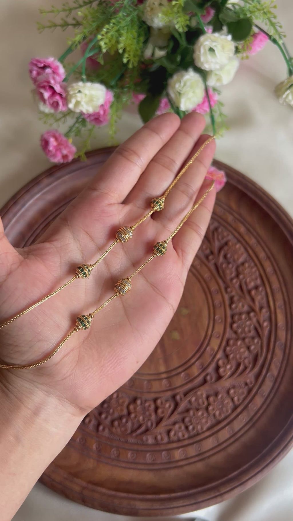 Premium Quality Gold Finish Anklets