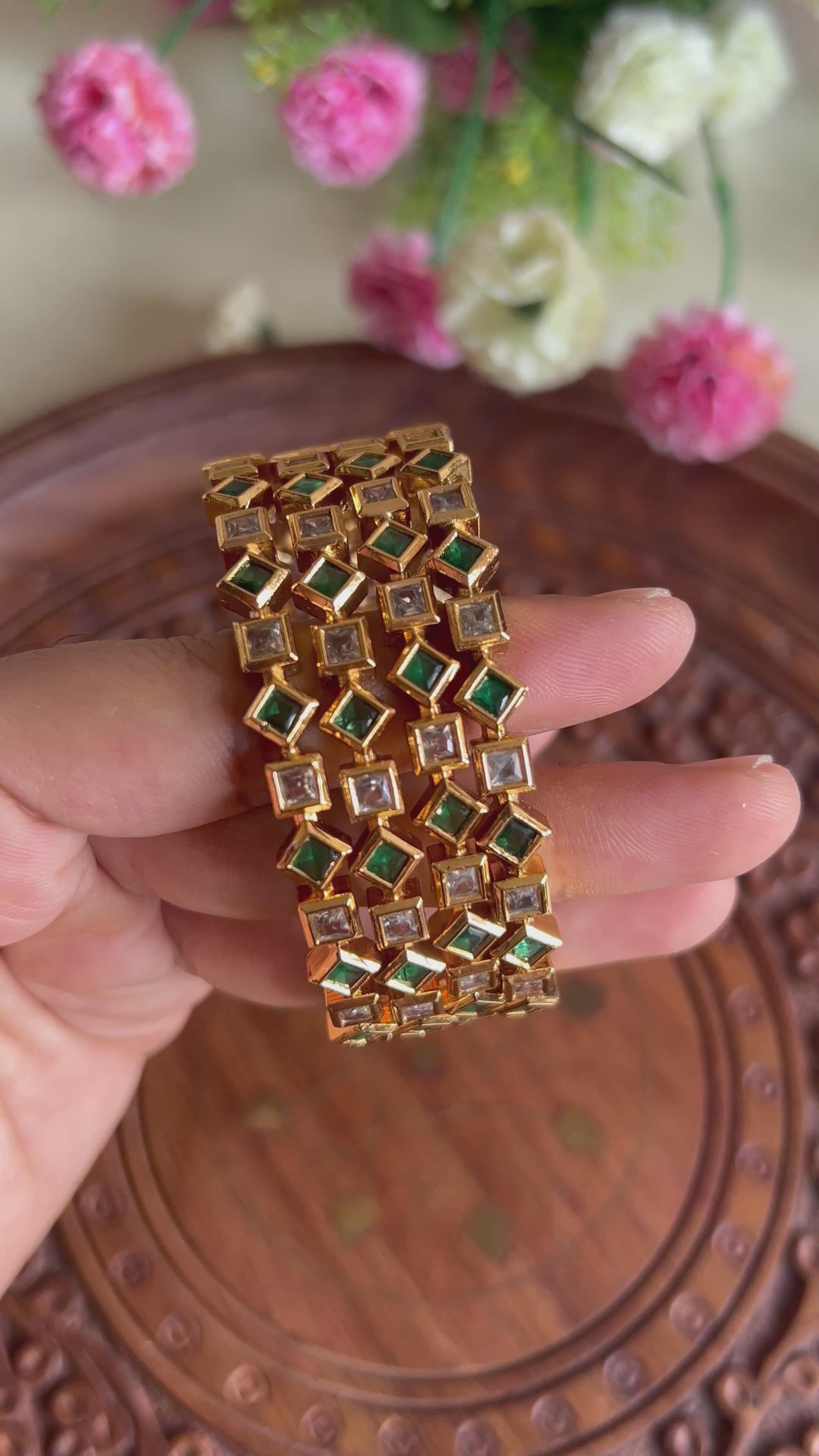 Premium Quality Gold Finish Bangles